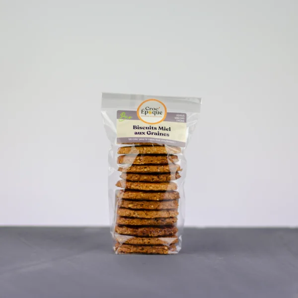 Biscuits miel aux graines - 1 Biscuits Miel aux Graines